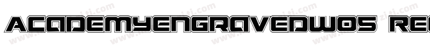AcademyEngravedW05 Regular字体转换